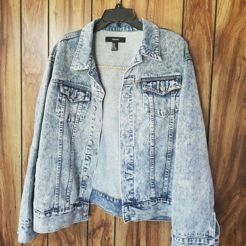 Oversized Boyfriend Denim Jacket